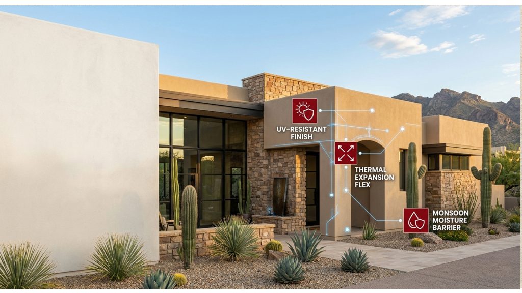 Commercial stucco Service